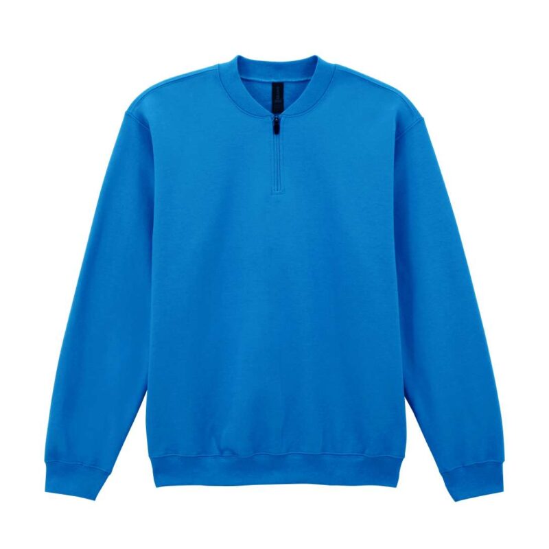 gisf008-royal-a2 Gildan SOFTSTYLE™ ADULT MIDWEIGHT FLEECE 1/4 ZIP SWEATSHIRT - βασιλικό μπλε