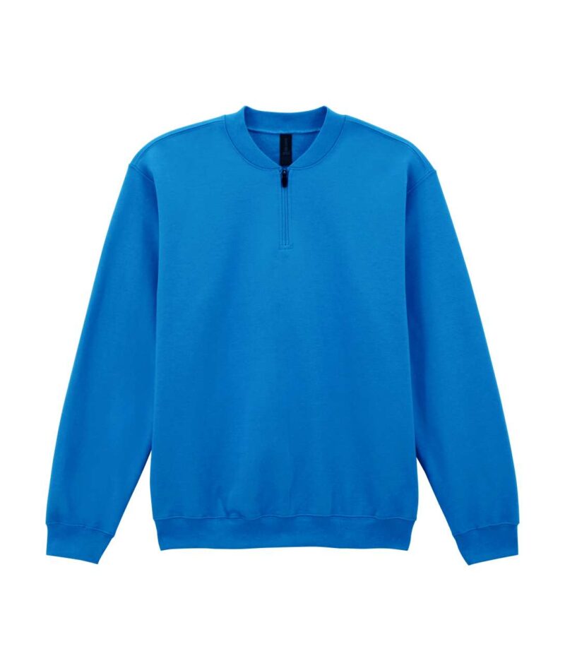 gisf008-royal-a2 Gildan SOFTSTYLE™ ADULT MIDWEIGHT FLEECE 1/4 ZIP SWEATSHIRT - βασιλικό μπλε