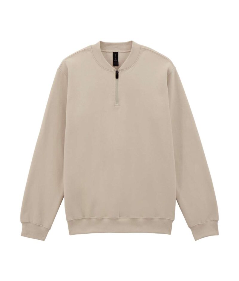 Gildan SOFTSTYLE™ ADULT MIDWEIGHT FLEECE 1/4 ZIP SWEATSHIRT - άμμου