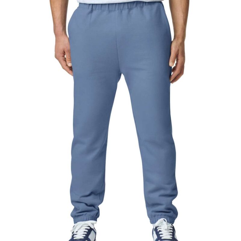 Gildan SOFTSTYLE™ SWEATPANTS MIDWEIGHT POCKET ADULT - πέτρινο μπλε