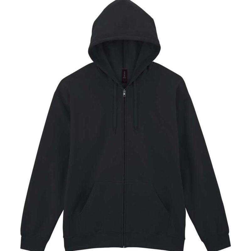 GILDAN HEAVY BLEND™ ADULT SWEATSHIRT HOODED 18500 - Μαύρο