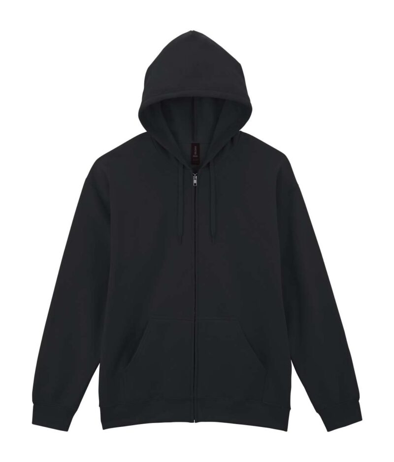 gisf600-black-a2 GILDAN HEAVY BLEND™ ADULT SWEATSHIRT HOODED 18500 - Μαύρο