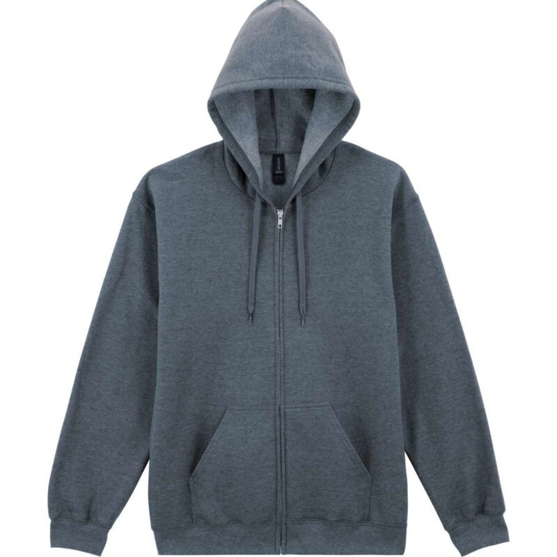 gisf600-dark_heather-a1 GILDAN HEAVY BLEND™ ADULT SWEATSHIRT HOODED 18500 - Σκούρο Μελανζέ