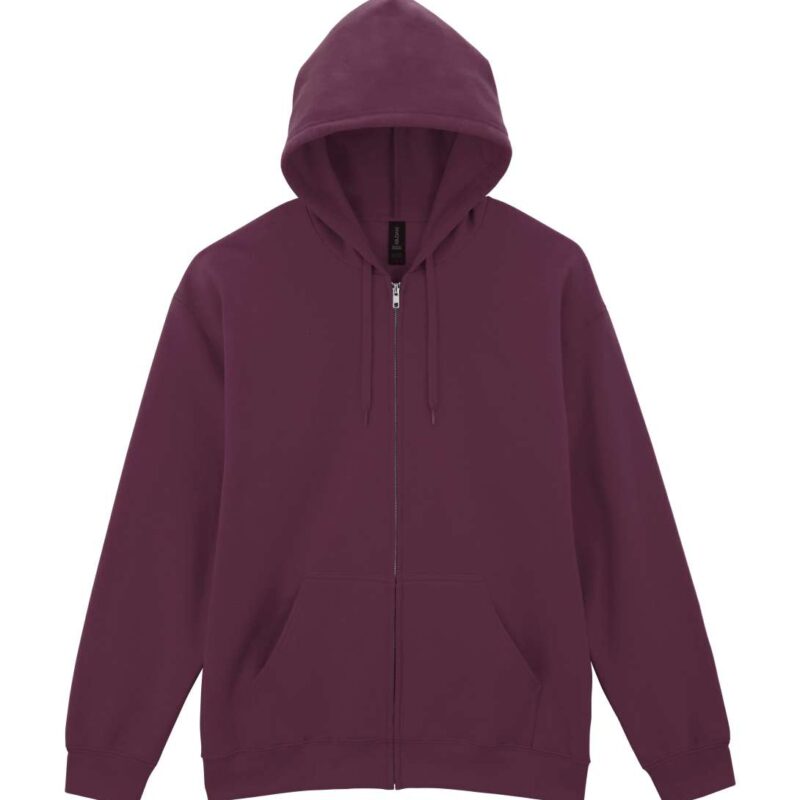 GILDAN HEAVY BLEND™ ADULT SWEATSHIRT HOODED 18500 - Βυσσινί