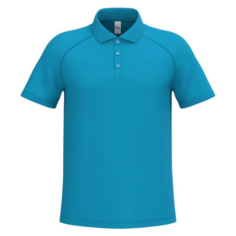 ib200-ideal_atoll_blue-a1 iDeal Basic MEN'S BASIC POLYESTER POLO SHIRT - Ideal Atoll Blue