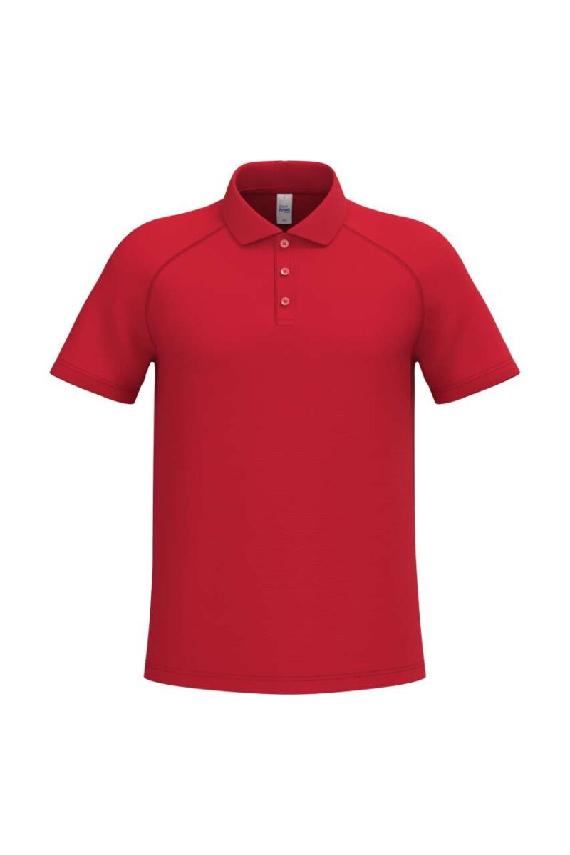 ib200-ideal_red-a1 iDeal Basic MEN'S BASIC POLYESTER POLO SHIRT - Ideal Red