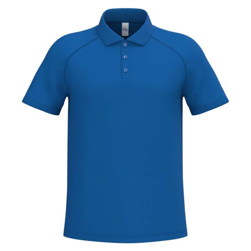 ib200-ideal_royal_blue-a1 iDeal Basic MEN'S BASIC POLYESTER POLO SHIRT - Ideal Royal Blue