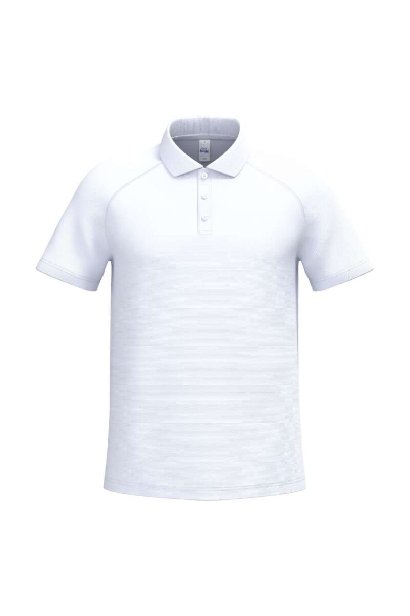ib200-ideal_white-a1 iDeal Basic MEN'S BASIC POLYESTER POLO SHIRT - Ideal White