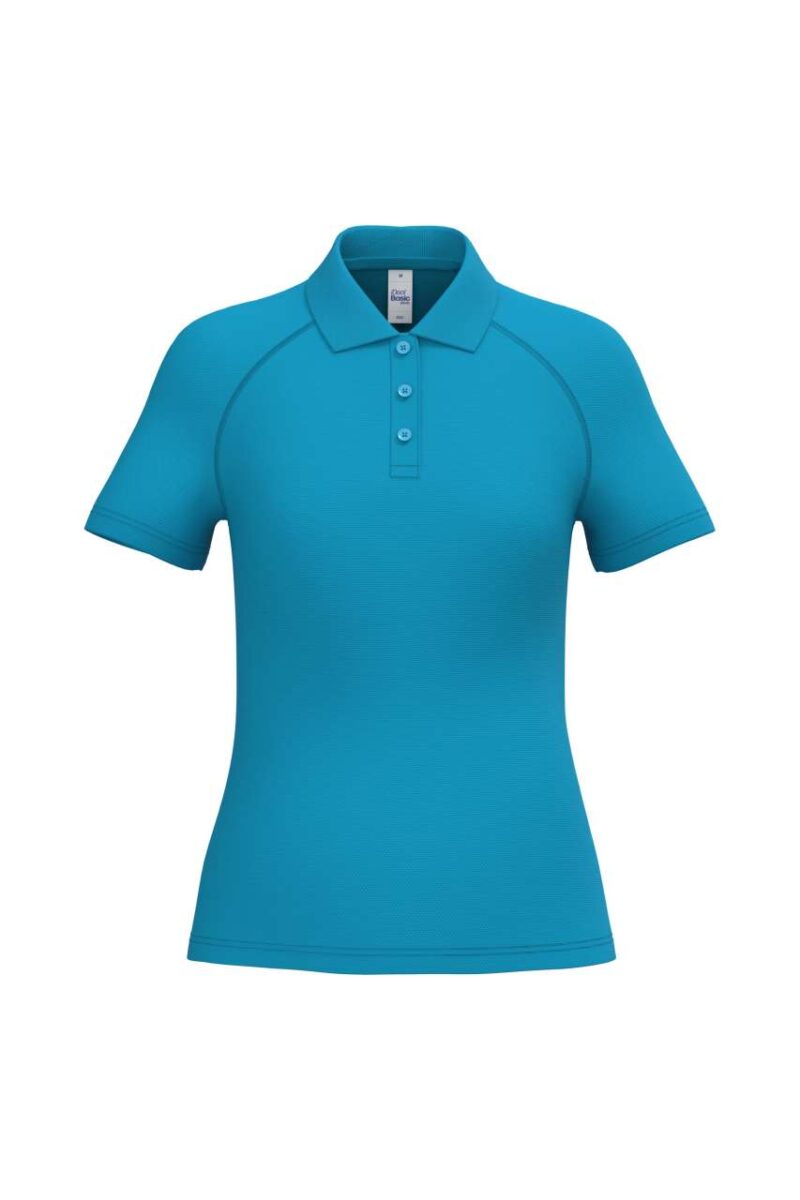 iDeal Basic LADIES' BASIC POLYESTER POLO SHIRT - Ideal Atoll Blue