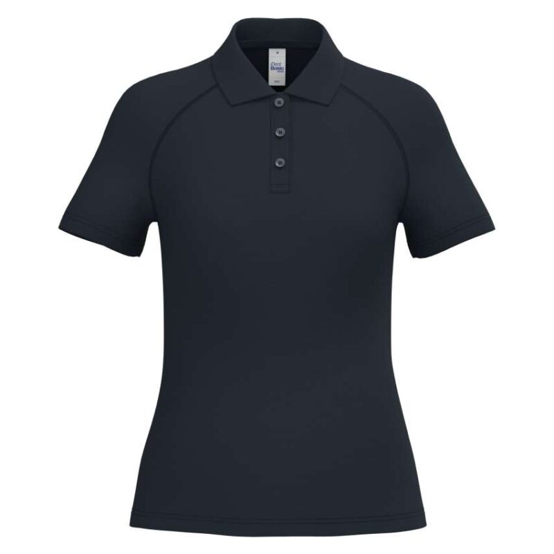 ib201-ideal_navy-a1 iDeal Basic LADIES' BASIC POLYESTER POLO SHIRT - Ideal Navy