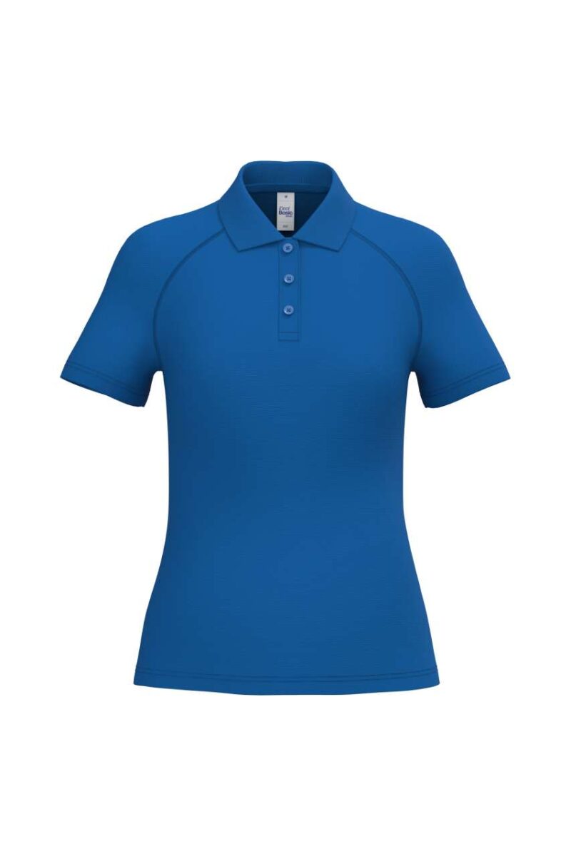 ib201-ideal_royal_blue-a1 iDeal Basic LADIES' BASIC POLYESTER POLO SHIRT - Ideal Royal Blue
