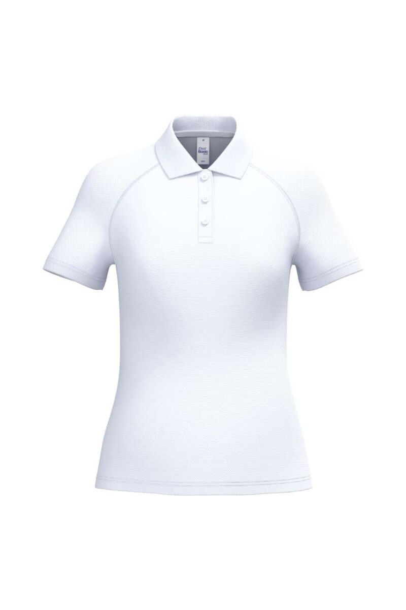 iDeal Basic LADIES' BASIC POLYESTER POLO SHIRT - Ideal White