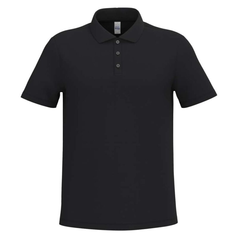 ib220-ideal_black-a1 iDeal Basic Ανδρικό PIQUE POLO SHIRT - Ideal Black