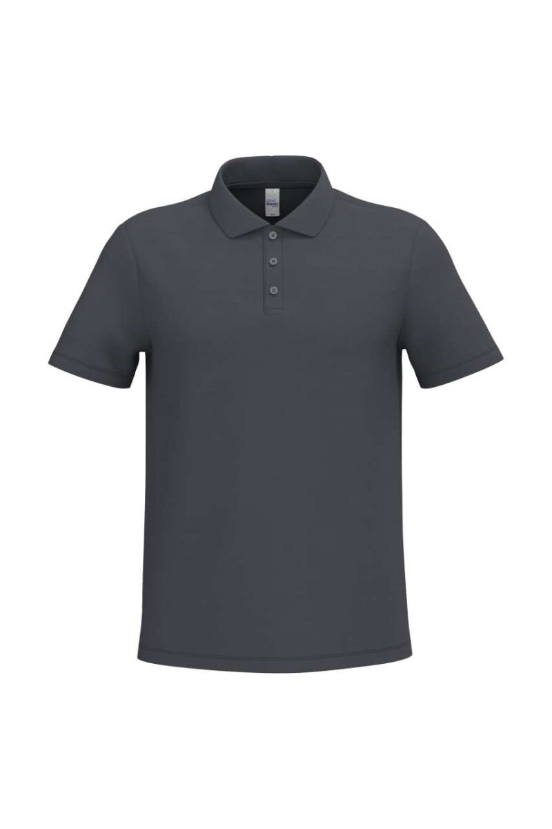 iDeal Basic Ανδρικό PIQUE POLO SHIRT - Ideal Dark Grey