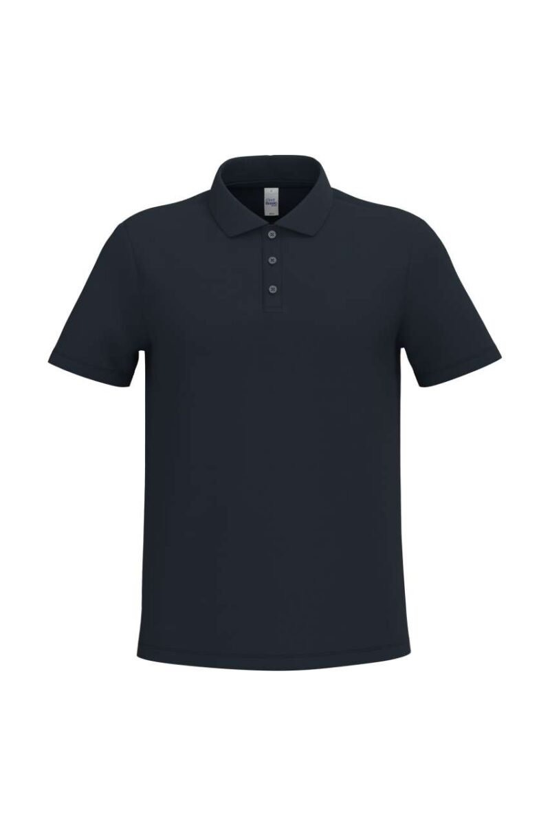 ib220-ideal_navy-a1 iDeal Basic Ανδρικό PIQUE POLO SHIRT - Ideal Navy