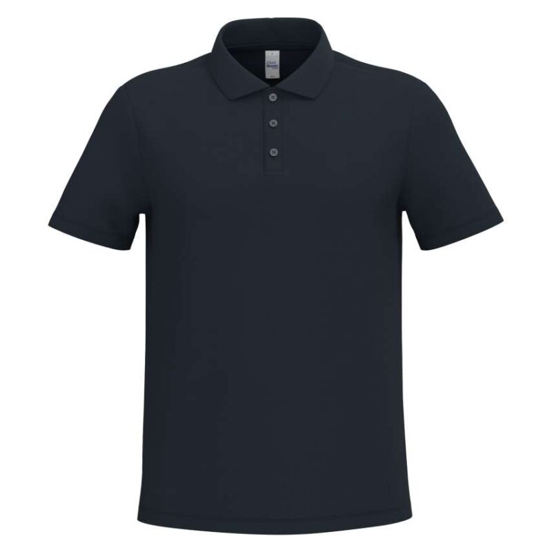 ib220-ideal_navy-a1 iDeal Basic Ανδρικό PIQUE POLO SHIRT - Ideal Navy