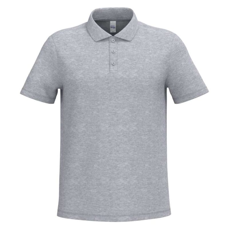 ib220-ideal_oxford_grey-a1 iDeal Basic Ανδρικό PIQUE POLO SHIRT - 90% Βαμβάκι/10% Βισκόζη