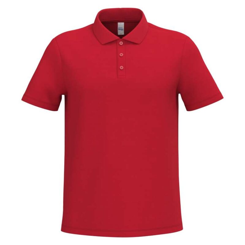 ib220-ideal_red-a1 iDeal Basic Ανδρικό PIQUE POLO SHIRT - Ideal Red