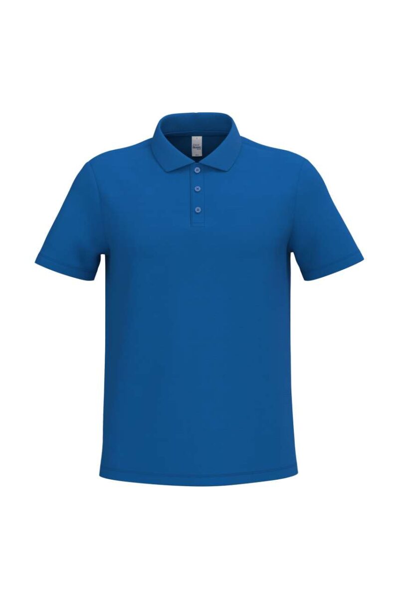 ib220-ideal_royal_blue-a1 iDeal Basic Ανδρικό PIQUE POLO SHIRT - Ideal Royal Blue