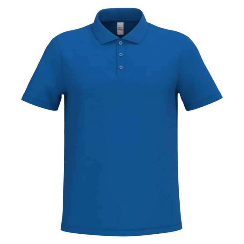 ib220-ideal_royal_blue-a1 iDeal Basic Ανδρικό PIQUE POLO SHIRT - Ideal Royal Blue