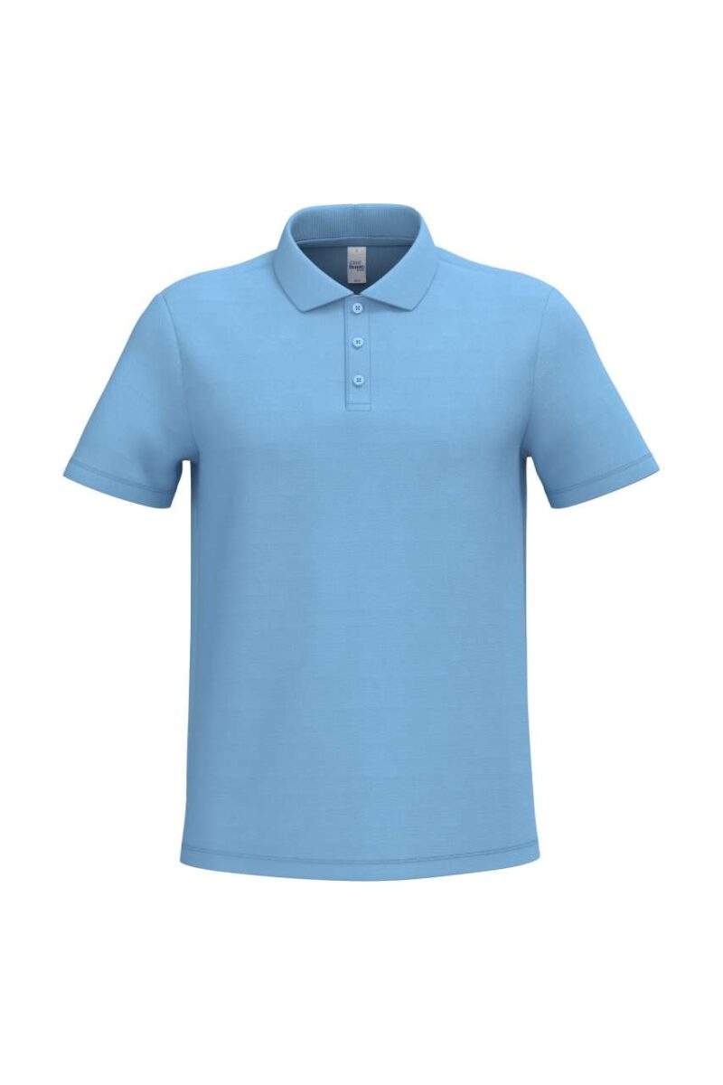 ib220-ideal_sky_blue-a1 iDeal Basic Ανδρικό PIQUE POLO SHIRT - Ideal Sky Blue