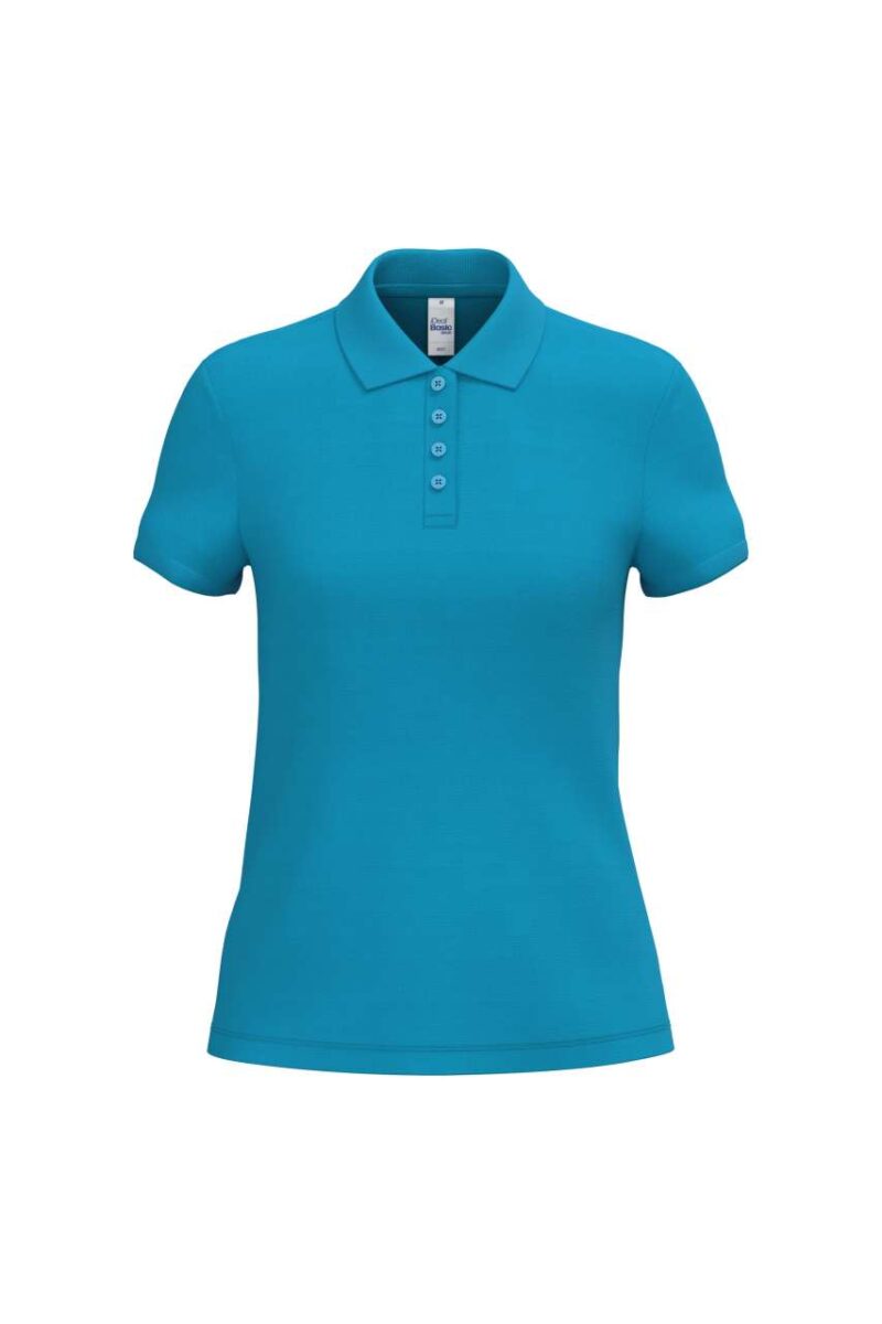 iDeal Basic LADIES' PIQUE POLO SHIRT - Ideal Atoll Blue