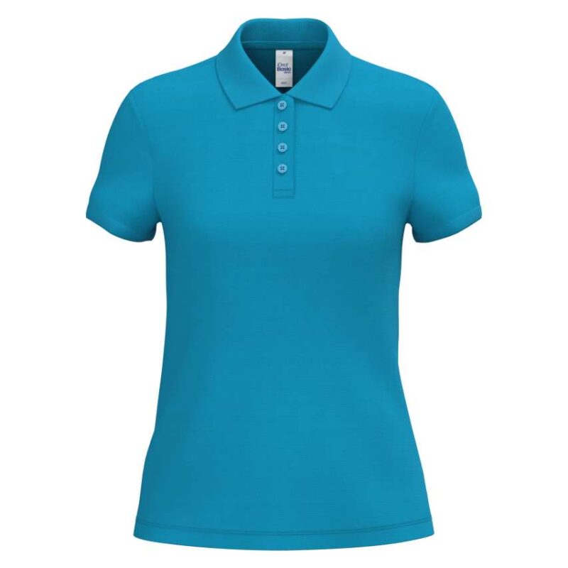 iDeal Basic LADIES' PIQUE POLO SHIRT - Ideal Atoll Blue