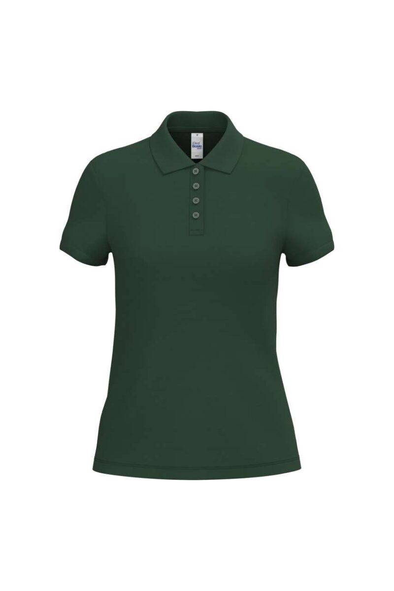 ib221-ideal_forest_green-a1 iDeal Basic LADIES' PIQUE POLO SHIRT - Ideal Forest Green
