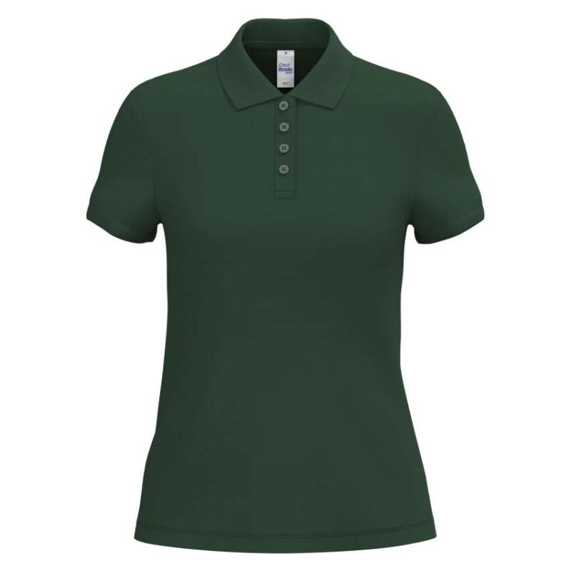 ib221-ideal_forest_green-a1 iDeal Basic LADIES' PIQUE POLO SHIRT - Ideal Forest Green