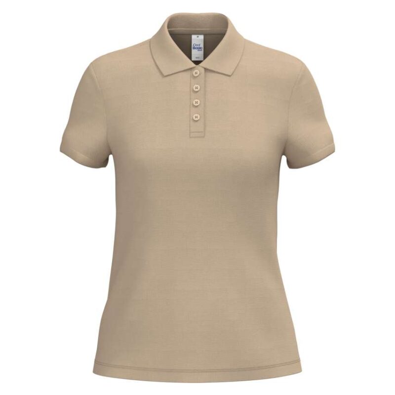 ib221-ideal_sand-a1 iDeal Basic LADIES' PIQUE POLO SHIRT - Ideal Sand