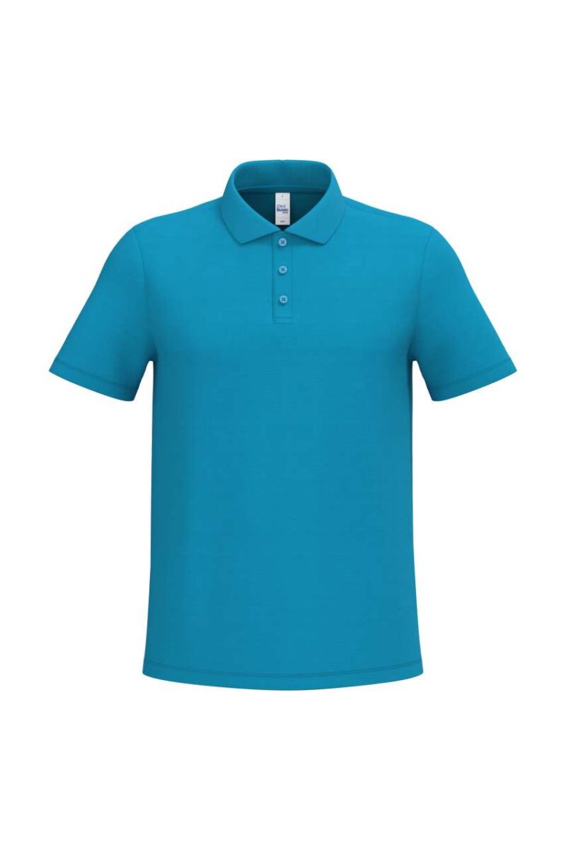 ib295-ideal_atoll_blue-a1 iDeal Basic Ανδρικό PIQUE POLO SHIRT - Ideal Atoll Blue