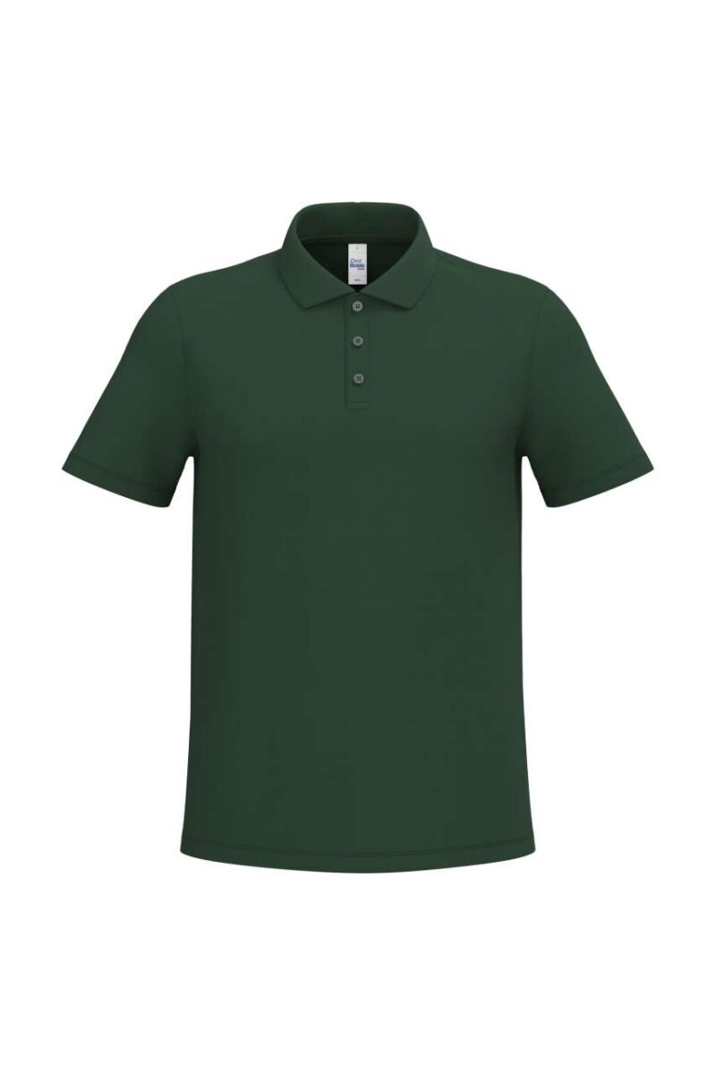 ib295-ideal_forest_green-a1 iDeal Basic Ανδρικό PIQUE POLO SHIRT - Ideal Forest Green