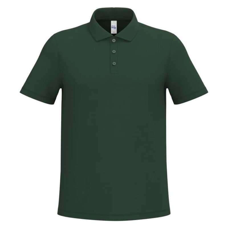ib295-ideal_forest_green-a1 iDeal Basic Ανδρικό PIQUE POLO SHIRT - Ideal Forest Green