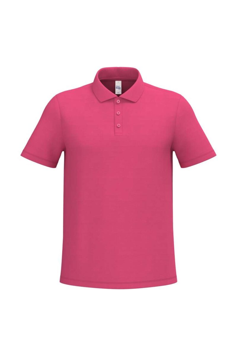 ib295-ideal_fuchsia-a1 iDeal Basic Ανδρικό PIQUE POLO SHIRT - Ideal Fuchsia