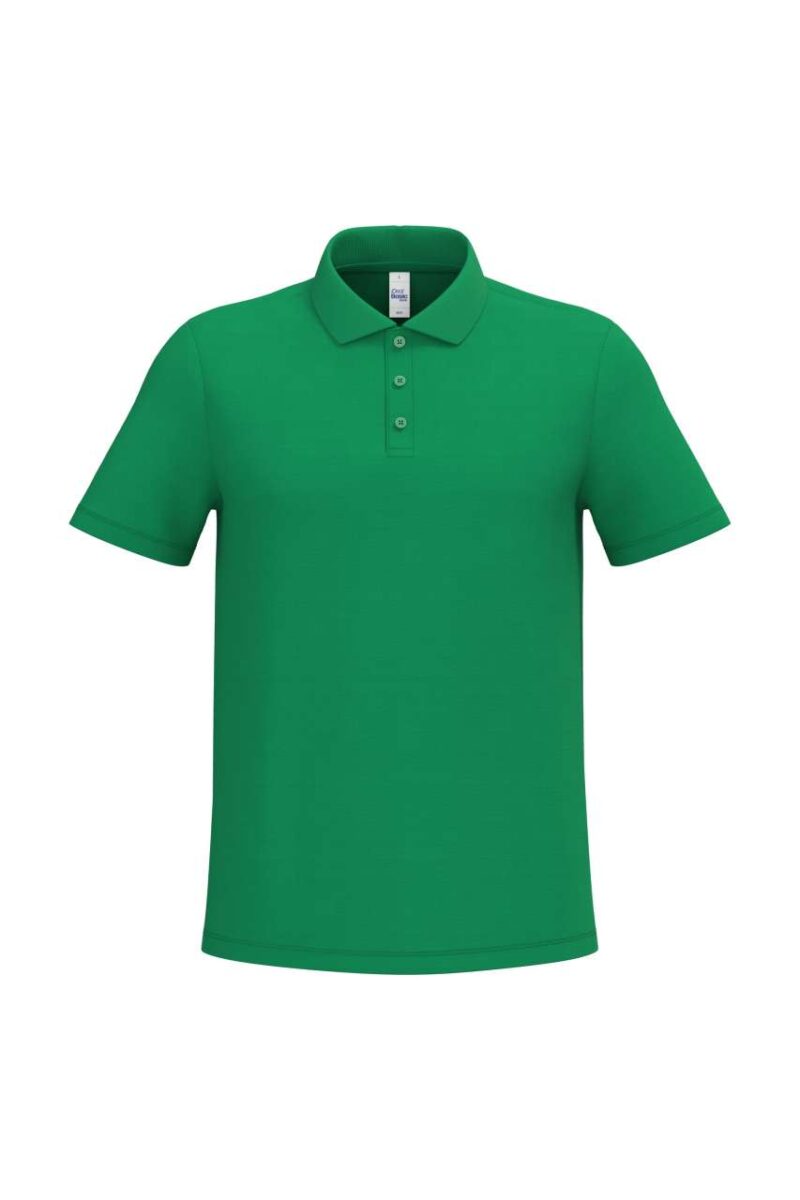 ib295-ideal_kelly_green-a1 iDeal Basic Ανδρικό PIQUE POLO SHIRT - Ideal Kelly Green