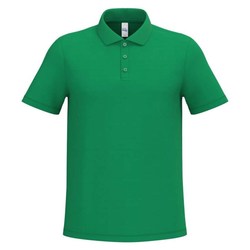 ib295-ideal_kelly_green-a1 iDeal Basic Ανδρικό PIQUE POLO SHIRT - Ideal Kelly Green