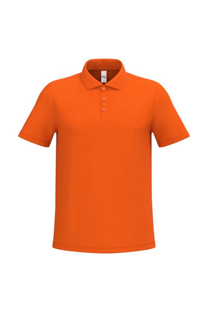 ib295-ideal_orange-a1 iDeal Basic Ανδρικό PIQUE POLO SHIRT - Ideal Orange