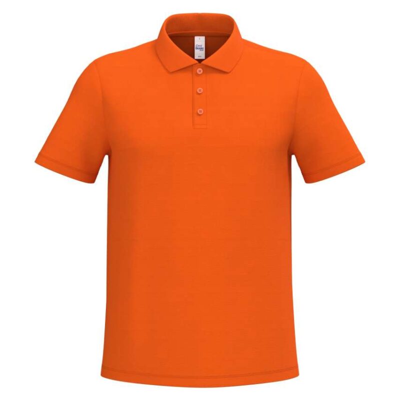 ib295-ideal_orange-a1 iDeal Basic Ανδρικό PIQUE POLO SHIRT - Ideal Orange