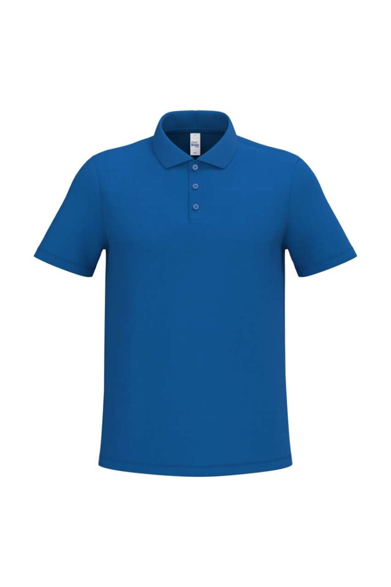 ib295-ideal_royal_blue-a1 iDeal Basic Ανδρικό PIQUE POLO SHIRT - Ideal Royal Blue
