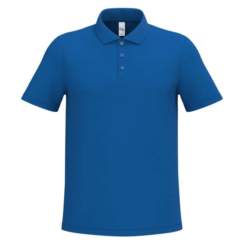 ib295-ideal_royal_blue-a1 iDeal Basic Ανδρικό PIQUE POLO SHIRT - Ideal Royal Blue