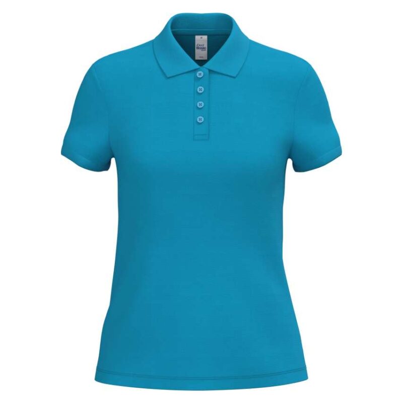 iDeal Basic LADIES' PIQUE POLO SHIRT - Ideal Atoll Blue