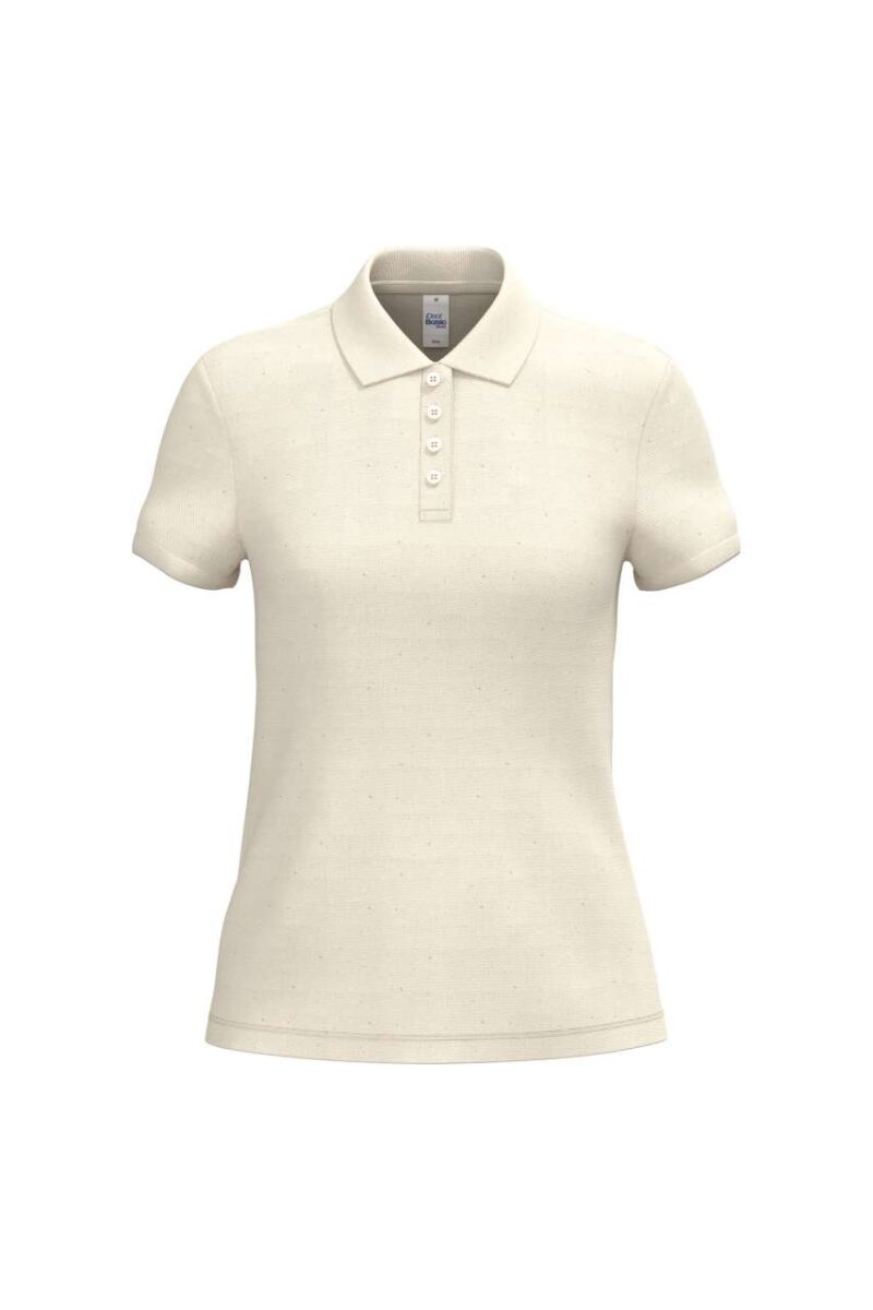 ib296-ideal_raw_natural-a1 iDeal Basic LADIES' PIQUE POLO SHIRT - Ideal Raw Natural