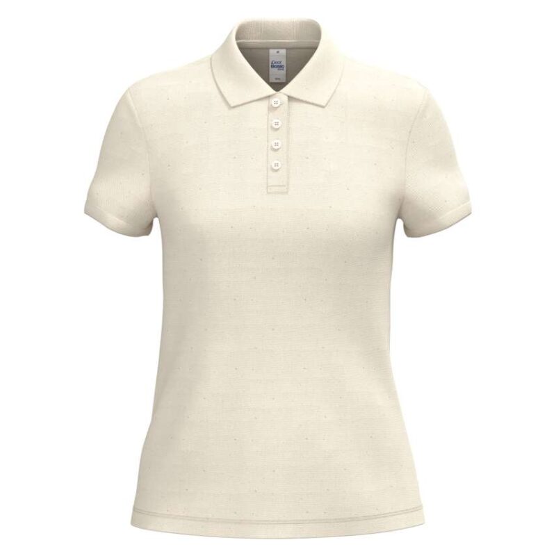 ib296-ideal_raw_natural-a1 iDeal Basic LADIES' PIQUE POLO SHIRT - Ideal Raw Natural