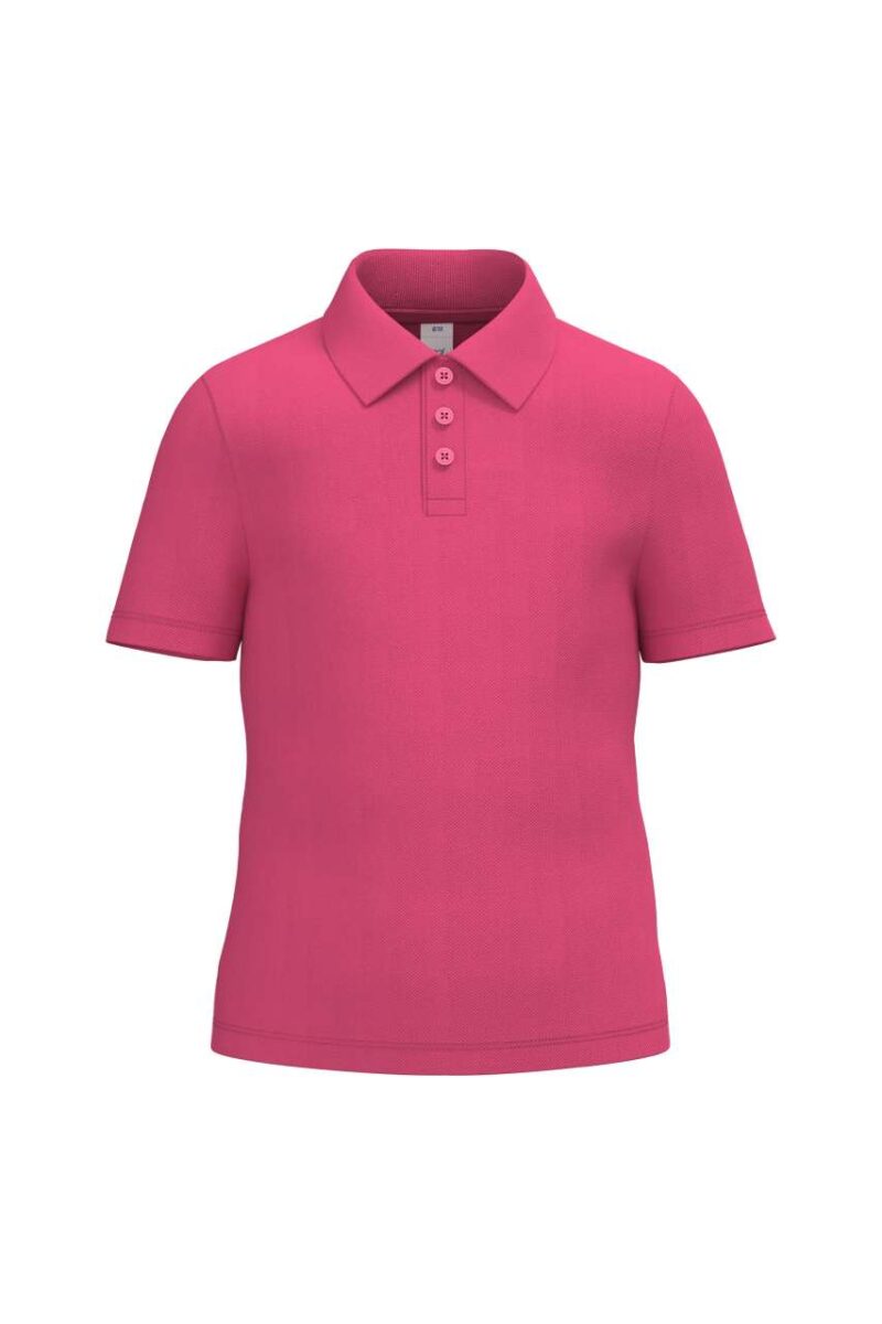 ib297-ideal_fuchsia-a1 iDeal Basic Παιδικό POLO SHIRT PIQUE - Ideal Fuchsia
