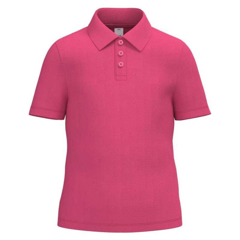 ib297-ideal_fuchsia-a1 iDeal Basic Παιδικό POLO SHIRT PIQUE - Ideal Fuchsia