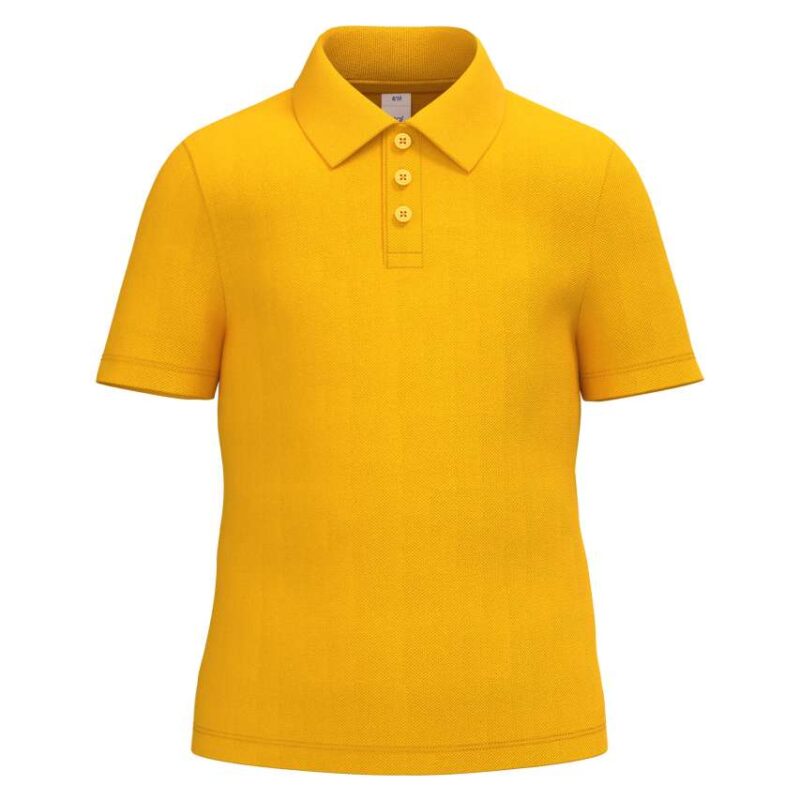 ib297-ideal_gold-a1 iDeal Basic Παιδικό POLO SHIRT PIQUE - Ideal Gold