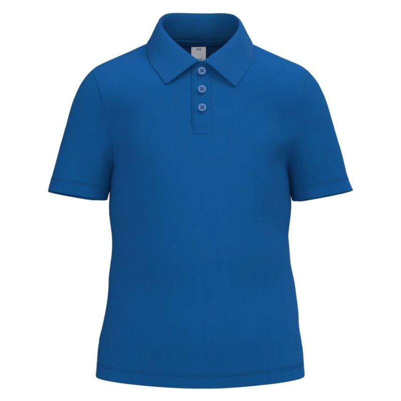 ib297-ideal_royal_blue-a1 iDeal Basic Παιδικό POLO SHIRT PIQUE - Ideal Royal Blue