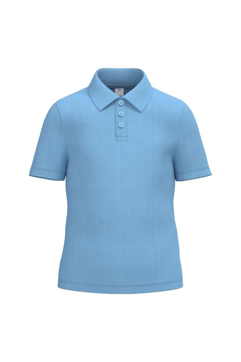 ib297-ideal_sky_blue-a1 iDeal Basic Παιδικό POLO SHIRT PIQUE - Ideal Sky Blue
