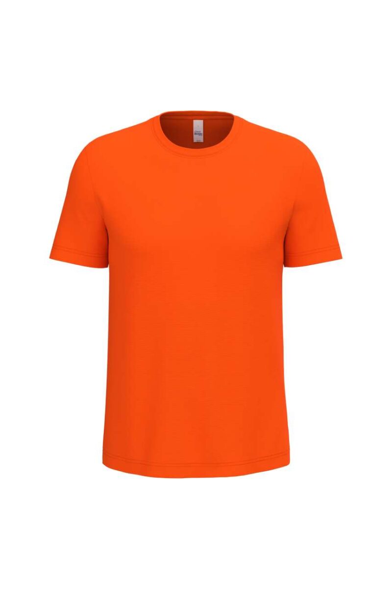 ib300-ideal_fluorescent_orange-a1 iDeal Basic MERCURY POLYESTER T-SHIRT της MEN - Ideal Fluorescent Orange