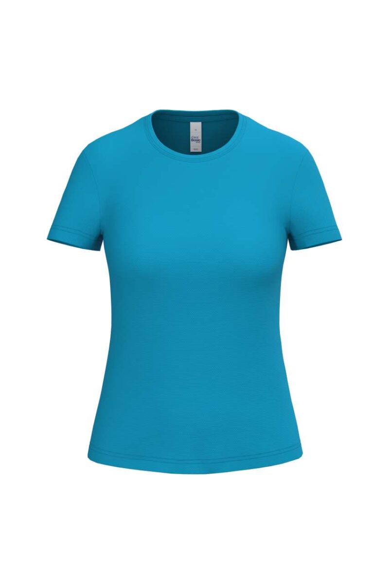 iDeal Basic MERCURY LADIES' POLYESTER T-SHIRT - Ideal Atoll Blue